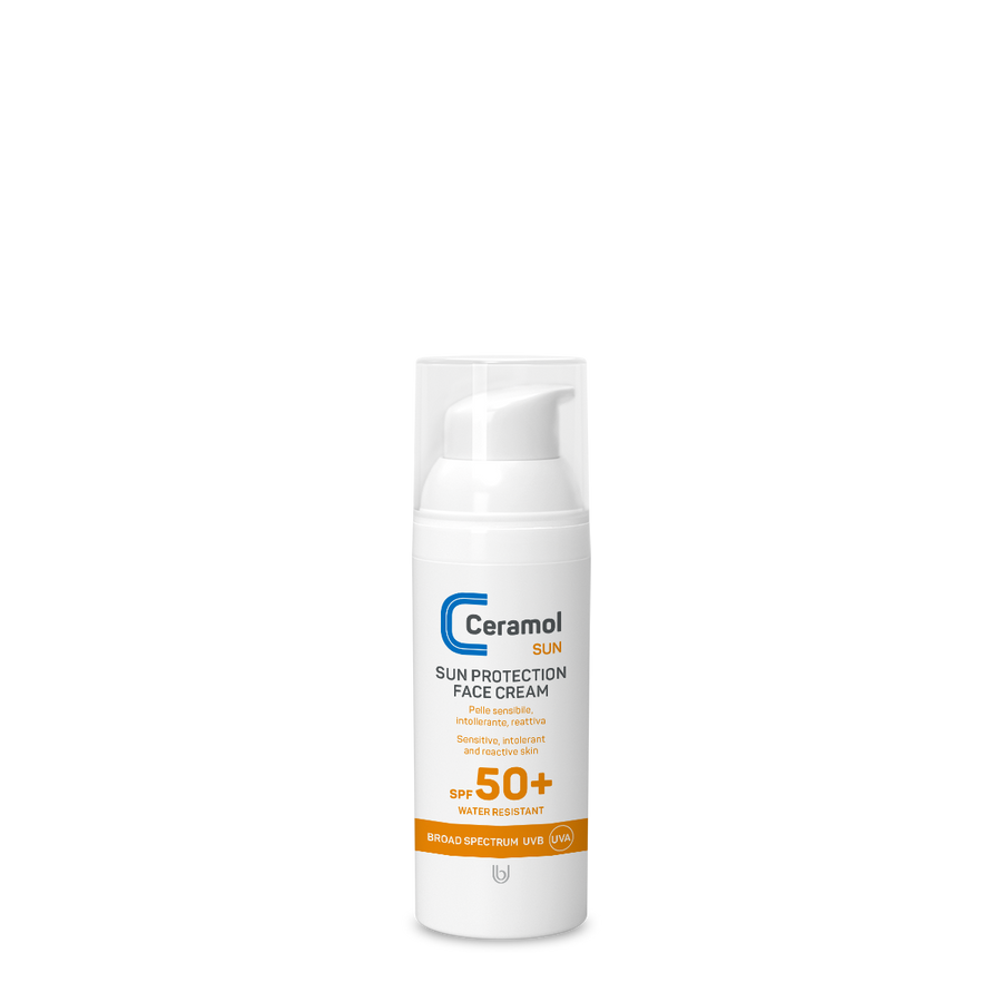 Sun protection face cream SPF50+